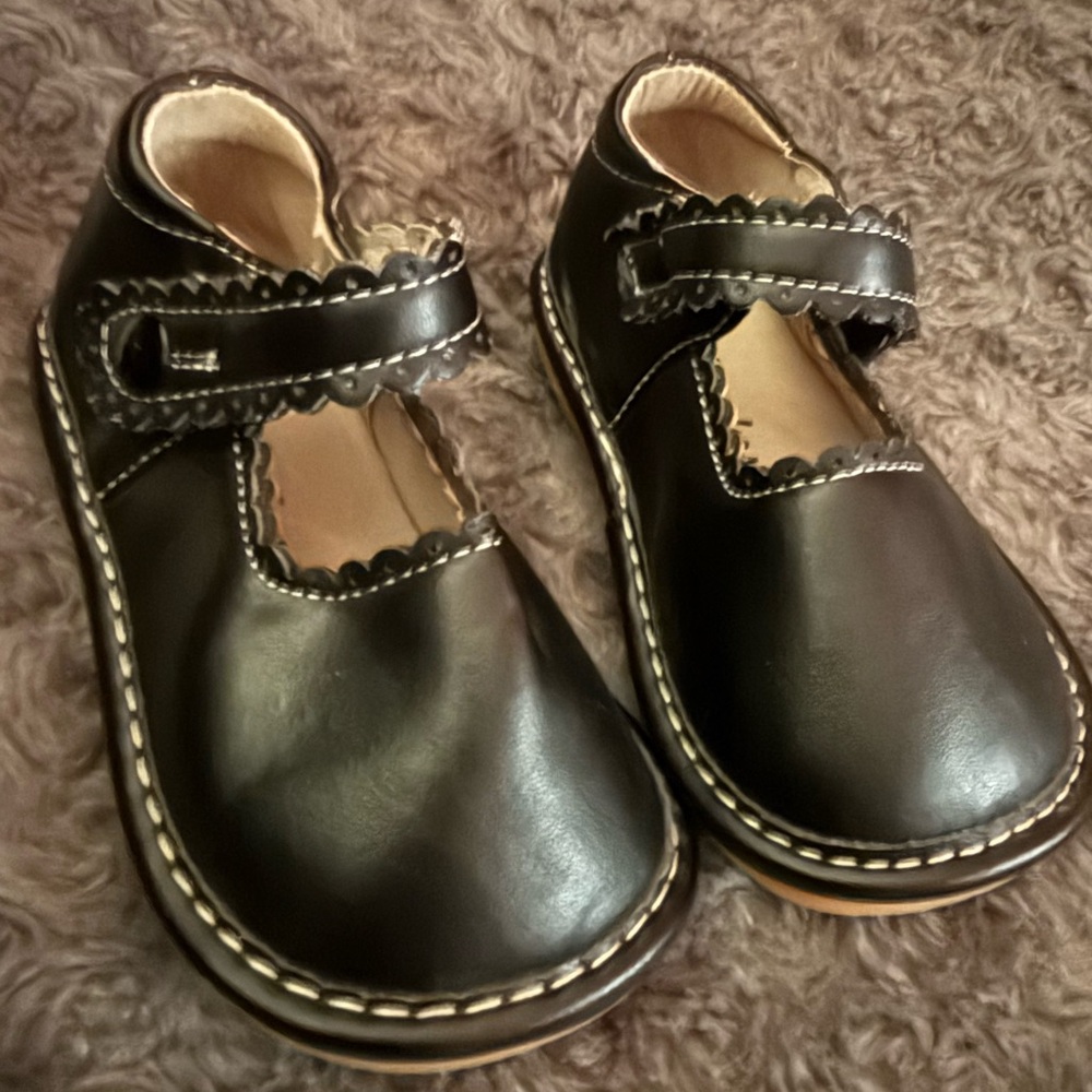 “ Laniecakes” Black Toddler 8 Dress Shoes / comfortable toddler shoes